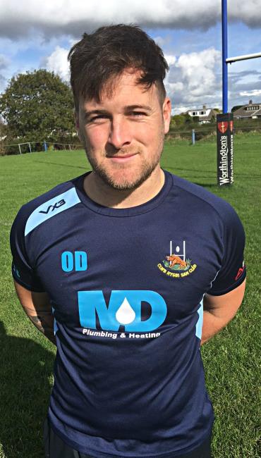 Owain Davies - vital try for St Clears